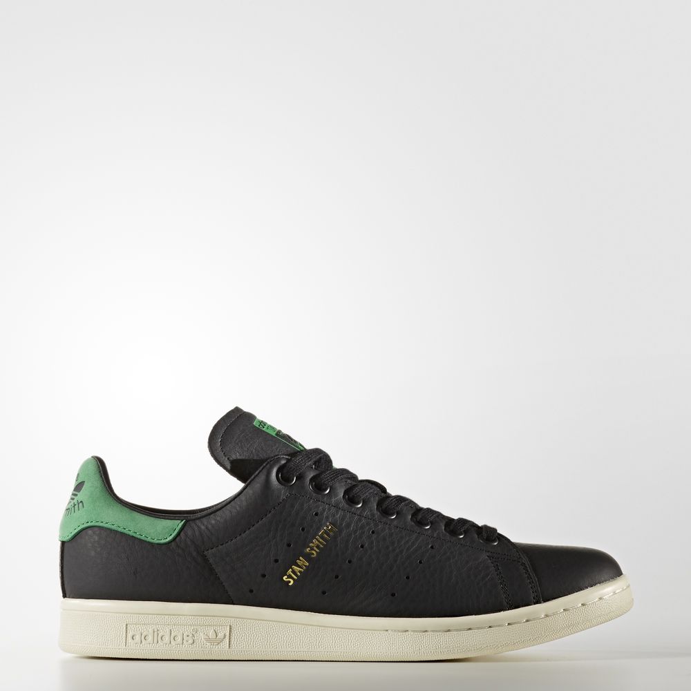 Adidas Stan Smith - Originals ανδρικα - Μαυρα/Μαυρα/Πρασινο,Μέγεθος: EU 36 – 54 2/3 (968HGXBL)